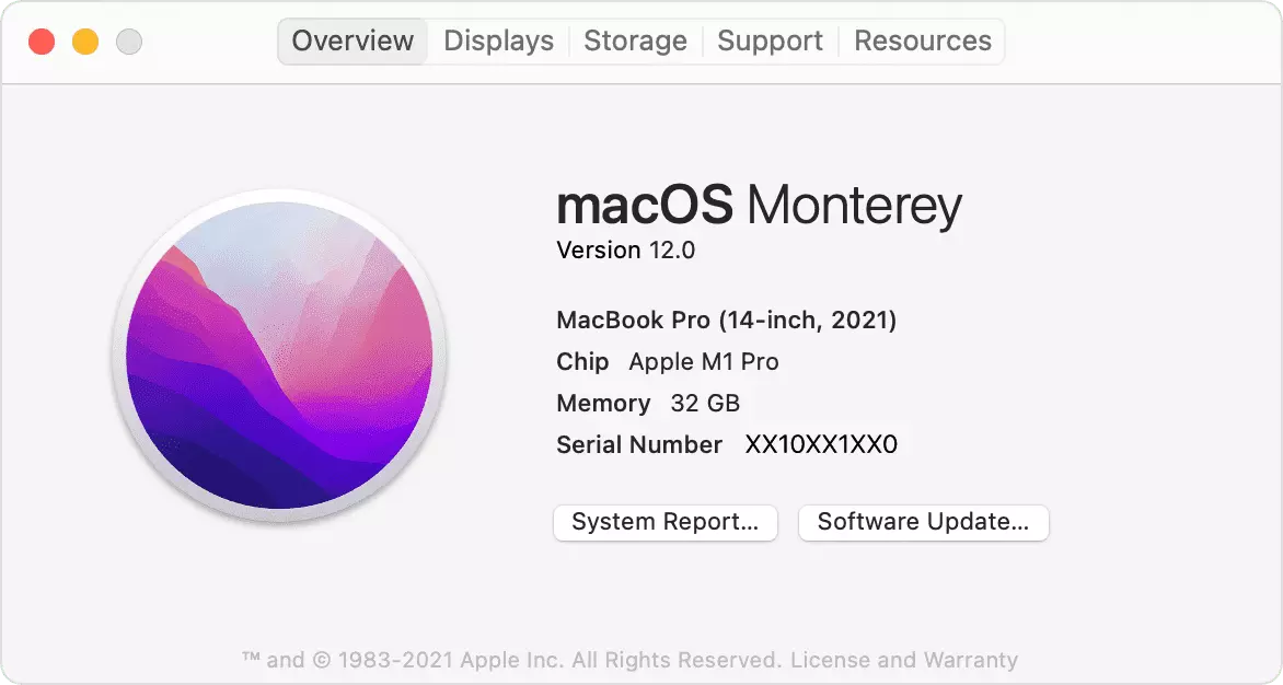 macOS 12 Monterey