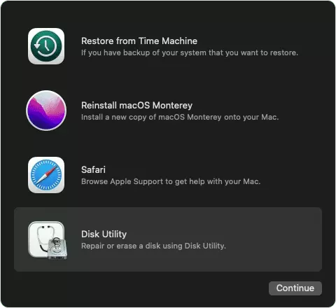 restore backup